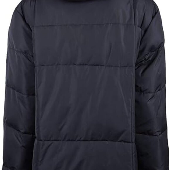 Tommy Hilfiger Hooded Heavyweight Parka Jacket Coat Mens Black Sherpa Hood Small - Picture 5 of 7